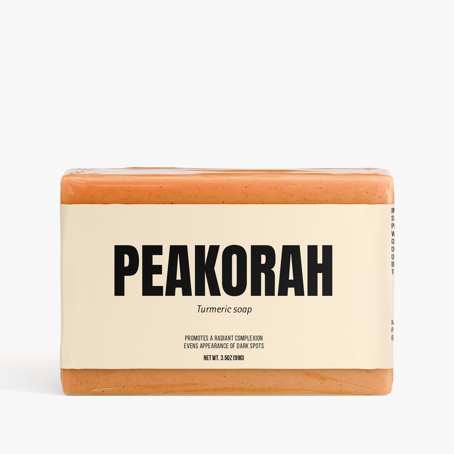 PEAKORAH Kojic Acid & Turmeric Soap