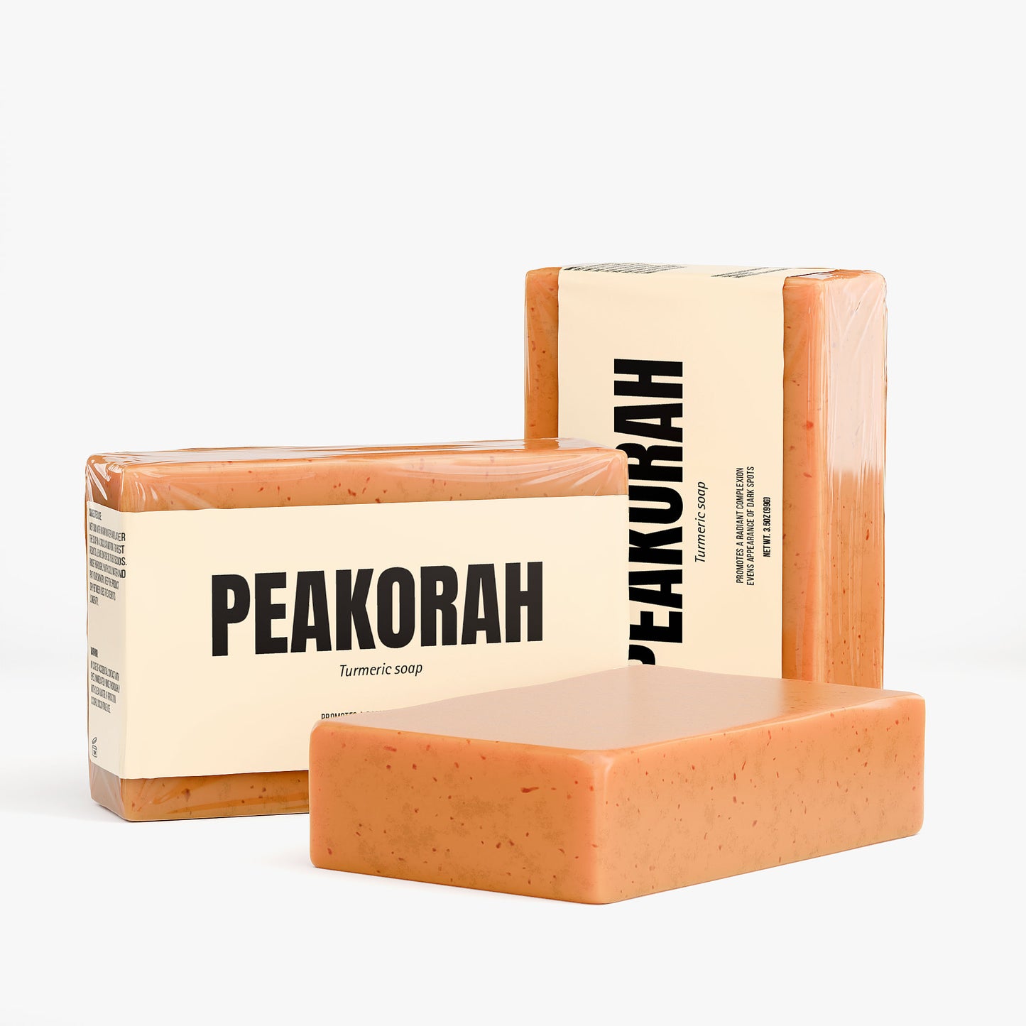 PEAKORAH Kojic Acid & Turmeric Soap