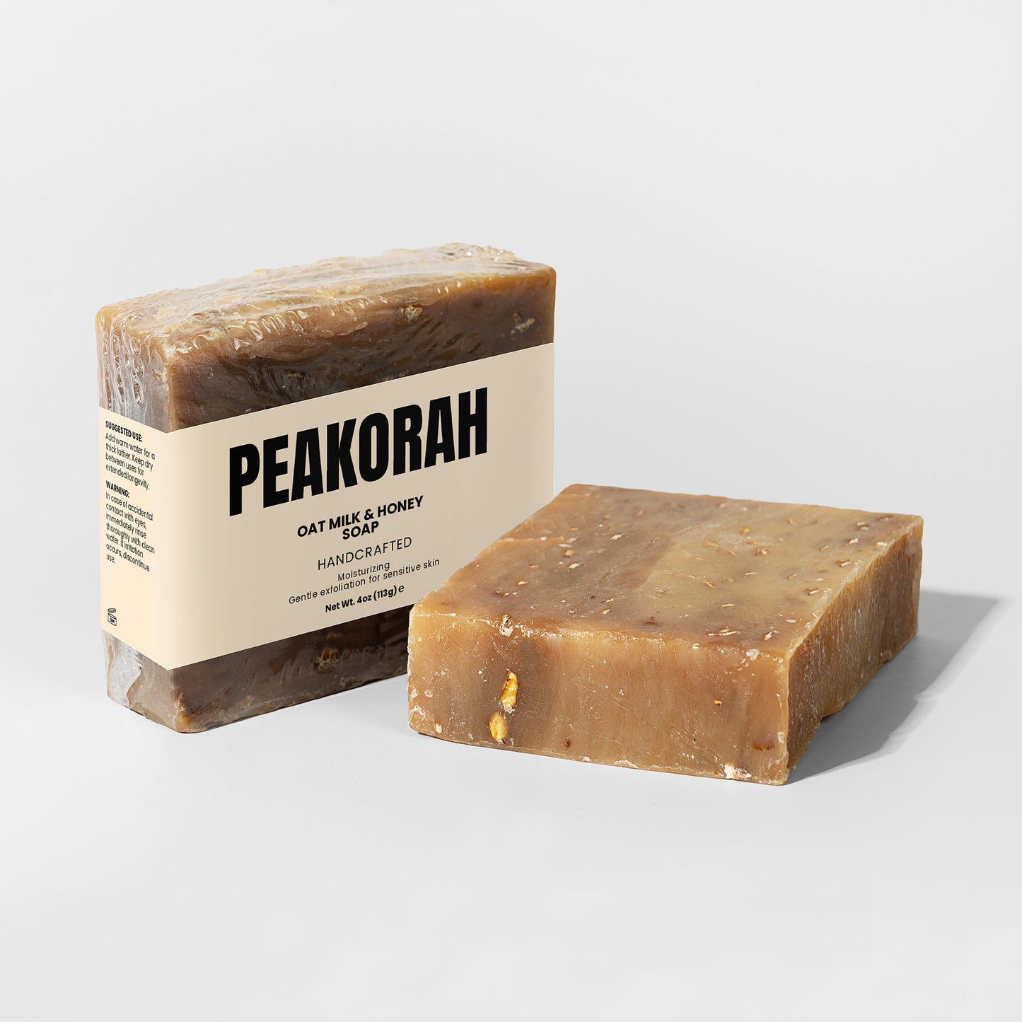 PEAKORAH Oat Milk Honey Soap
